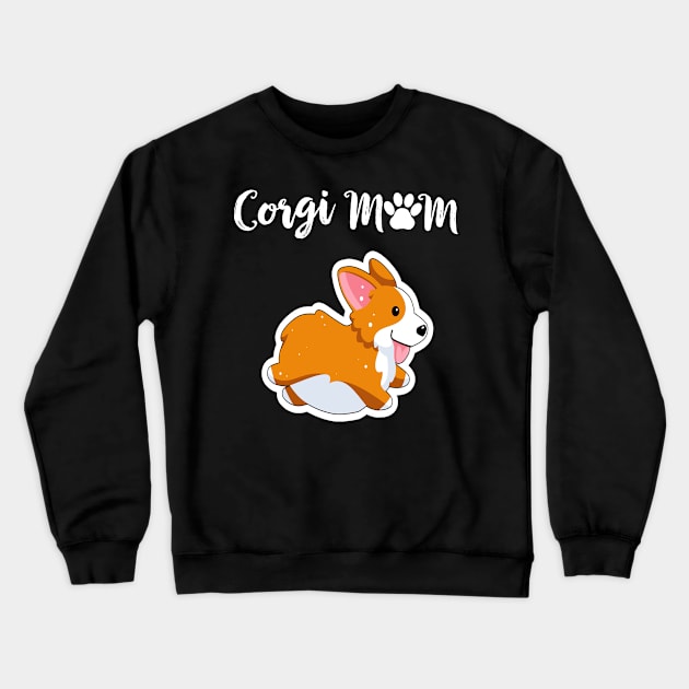 Corgi Mom (247) Crewneck Sweatshirt by Drakes